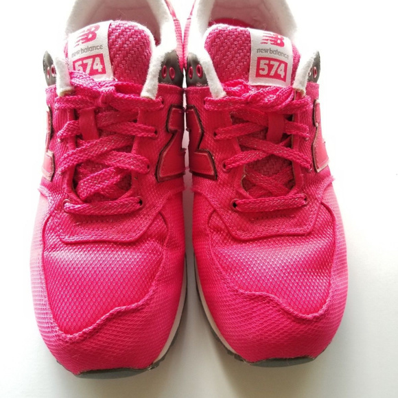 New Balance Shoes New Balance Kl574j2g Hot Pink Womens Running
